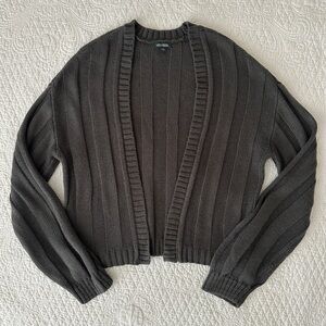 Wild Fable Knit Sweater Open Cardigan Olive Green Women's XS